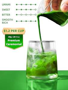 ผงชาเขียวมัทฉะพร้อมกระป๋องใส่ชา Uji เกรดพิธีการใหม่ - Product Image 3