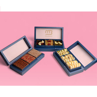 Boîte de pâtisserie de luxe arabe pour emballage de livraison Boîte de chocolat Dubaï Eid Ramadan Dates Boîtes de boulangerie Eid Mubarak avec poignée