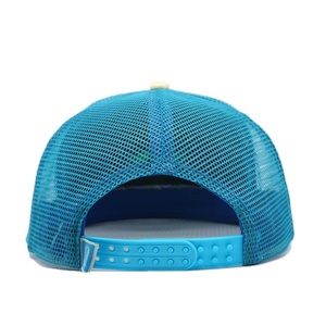 Custom Denim Canvas Velour Sandwich <b>Flat</b> Brim Embroidery Mesh Snapback Trucker <b>Hat</b> Fashionable Plush Casual Outdoor Beach Wear - Product Image 4