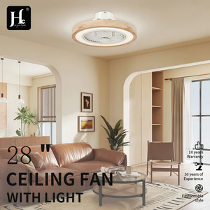 Modern Ceiling Fan <b>Light</b> <b>LED</b> Daylight Illumination Remote Control Aluminum Body Surface Mounted <b>Bedroom</b> CRI 90 IP33 AC/DC 2160 - Product Image 6