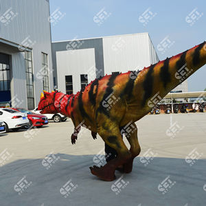 Costume de dinosaure léger <span class=keywords><strong>Jurassic</strong></span> <span class=keywords><strong>World</strong></span> avec pattes visibles, costumes de dinosaures à thème en tailles adultes pour spectacle de parc - Product Image 4