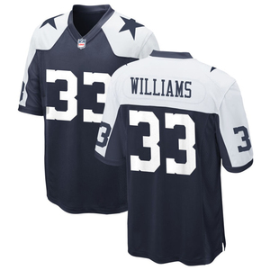 Maglia Dallas 2026 Personalizzata, Maglie da Football Americano Ricamate, Uniformi Sportive Giovanili con Loghi, Blu Navy e Bianco - Product Image 5