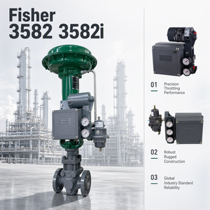 Fisher 3582 3582i Pneumatic Control Valve Positioner Industrial Automation System <b>Linear</b> <b>Actuator</b> Valve Controller Supplier - Product Image 1