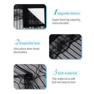 Rideau de <span class=keywords><strong>Porte</strong></span> <span class=keywords><strong>Moustiquaire</strong></span> Magnétique au Design Moderne de Fabrication Usine en Maille Polyester Durable - Product Image 4