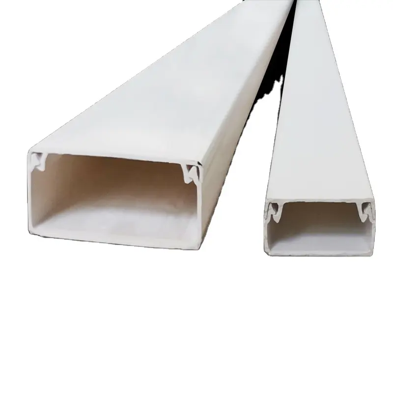 pvc trunking wire cover plastic square pipe electrical cable plastic square pipe pvc cable cover