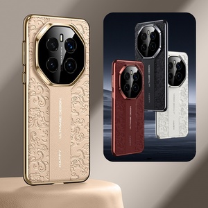 Coque arrière de protection d'objectif de caméra en cuir de placage de motif <span class=keywords><strong>Dragon</strong></span> de luxe pour Honor Magic8 7 6 Pro / Magic8 7 6/pour Honor X70 - Product Image 1