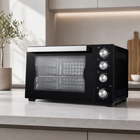 Four Électrique Multifonctionnel 25L 35L 45L pour la Maison, Four à Grille-pain 2000W de Comptoir avec Contrôle de Température