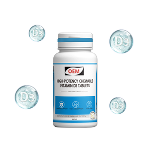 Tabletas Masticables de Vitamina D3 de Alta Potencia, Suplemento Diario para la Deficiencia de Vitamina <span class=keywords><strong>D</strong></span>, Venta al Por Mayor, Fórmula Personalizada, Stock Constante - Product Image 6