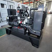 Générateur diesel silencieux à châssis ouvert Cumminss 37,5 kVA 30 kW 50/60 Hz avec moteur 24 V CC, démarrage électrique, alternateur Stamford