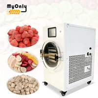 Mijn commerciële vriesdroogmachine voor vloeibare melk, 50 kg capaciteit, kleine 4-bakjes vleesvriesdroogmachine voor thuisgebruik
