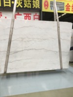 Pas cher Prix Usine Directe En Gros Marbre Naturel Chinois Carrare Guangxi Beige Marbre Grand Carreau De Sol En Marbre Blanc Naturel