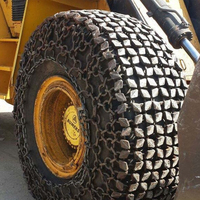 Suministro de fábrica 235 265 295 Seguridad Heavy Duty Off Road Cadenas para neumáticos Tractor Cadenas de protección para neumáticos
