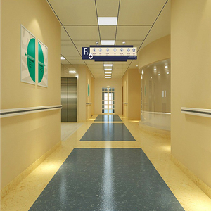 Rollo de Linóleo Homogéneo <span class=keywords><strong>Conductivo</strong></span>, Alfombra de PVC para Piso, Impermeable, Antiestática, para Hospitales - Product Image 3