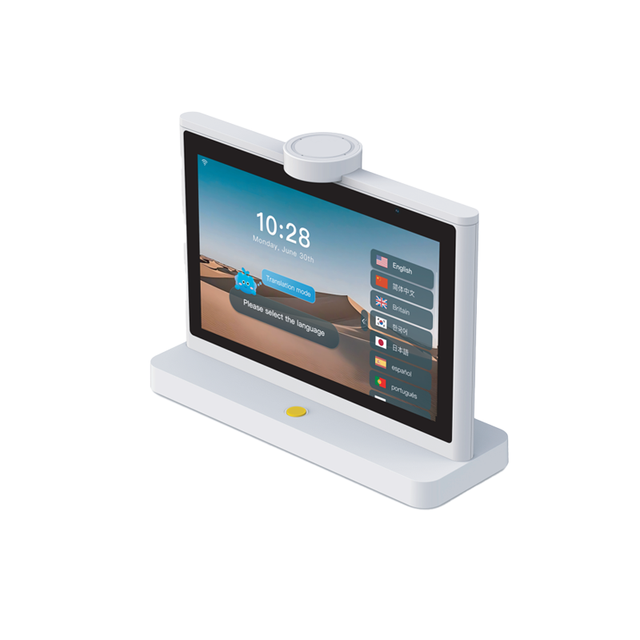 CCDCAM 10 Inch Dual Touch Screen Smart Translator Supports AI Synchronous Translation for 22 Languages 2.4G/5G WiFi IM Mate