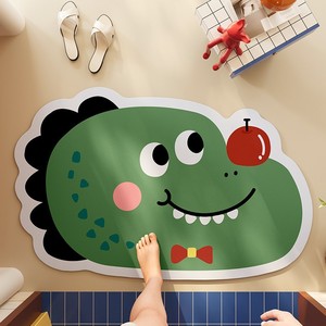Low Moq Non-slip Bathing Mat Custom Bathroom Luxury Leaf Bath <strong>Rug</strong> Set Designer Small Carpet Toilet Bathtub Mat - Product Image 3