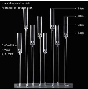 Candelabros de Metal de Lujo para Bodas, Portavelas de Cristal, Decoración para el Hogar, Centro de Mesa para Eventos - Product Image 3