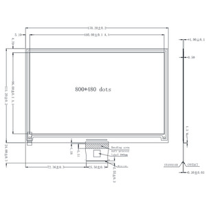 7.3 "800x480 eink Màn hình SPI giao diện tiêu thụ điện năng thấp <span class=keywords><strong>e</strong></span>-paper <span class=keywords><strong>E</strong></span> <span class=keywords><strong>Ink</strong></span> hiển thị mô-đun 7 màu acep hiển thị - Product Image 4