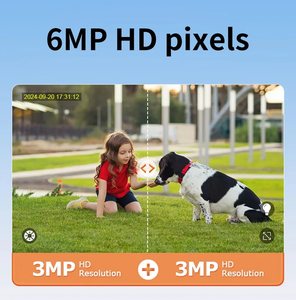 格安4G WIFIデュアルレンズソーラーカメラ、モーションセンサー搭載、ポータブル双方向通話、IP66、6MP、充電式バッテリー付き - Product Image 4