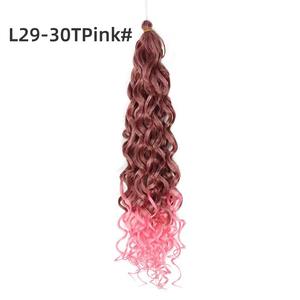 Cheveux synthétiques bouclés style Latin Curl <span class=keywords><strong>pour</strong></span> tresses au crochet – Extensions afro hawaïennes pré-bouclées <span class=keywords><strong>pour</strong></span> femmes - Product Image 6