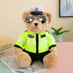 2023 Super Police Bear Plush Toy Doll