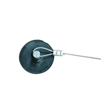 Bouchon de vidange pour conteneur frigorifique avec cordon en fil d'acier, bouchon de vidange en caoutchouc pour pièces de conteneur frigorifique