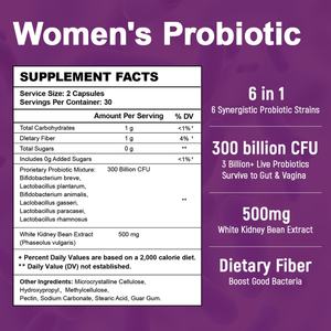 Gomitas Probióticas Personalizadas Chinaherbs, Apoyo al Equilibrio Vaginal, 60 Pastillas por Botella, Sin Estrógeno, Sin Parabenos, Suplemento Yoni para Mujeres - Product Image 6