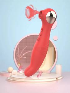 Femelle Silicone Aspiration et Soufflant Vibrateur Conversion De Fréquence Charge Massage Sucer Bâton Adulte Femelle Masturbation Jouet - Product Image 6
