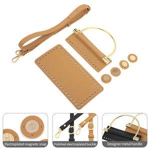 Nuovo Arrivo Borsa Fai da Te all'Uncinetto con Tracolla in Pelle PU e Chiusura a Cordoncino <span class=keywords><strong>Accessori</strong></span> <span class=keywords><strong>per</strong></span> <span class=keywords><strong>Borse</strong></span> Fatte a Mano Fondi <span class=keywords><strong>per</strong></span> <span class=keywords><strong>Borse</strong></span> a Maglia - Product Image 2