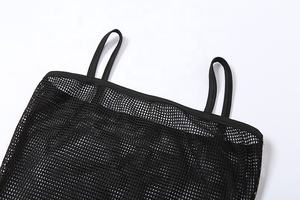 <span class=keywords><strong>Mini</strong></span> Abito Sexy <span class=keywords><strong>Trasparente</strong></span> e Traspirante da Donna, Estivo, Senza Maniche, Scollato sulla Schiena, Aderente, per Club e Feste - Product Image 6