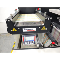 Máquina troqueladora digital de alta velocidad VICUT de 10 m/min con control servo, 6 cabezales de corte y motor para producción de alto volumen