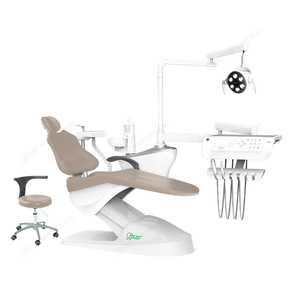 Unité de traitement dentaire électrique de luxe de haute qualité, métal et plastique, fauteuil dentaire pour hôpital et clinique, certifié CE, garantie 1 an, classe - Product Image 2
