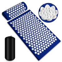 Tapis de massage des pieds d'acupression biologique d'acupuncture écologique personnalisable ensemble de tapis de yoga et d'oreillers