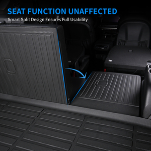 Tapis de protection du dossier arrière de voiture en Tpe 3D anti-rayures, parfait pour Audi Q5 Gen 3rd 2025 - Product Image 5