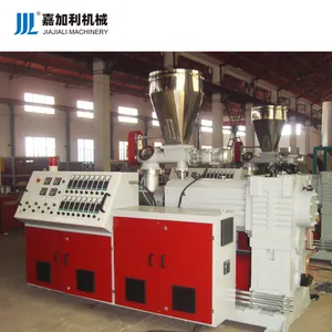 PE Wood Composite Profile Production Line Twin Screw For Floor Wall Panels Wood Extrusion Line