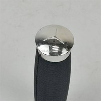 Puños de Manillar para Motocicleta WANOU, Diseño Clásico Cromado, 7/8" 22mm, Puños para Acelerador