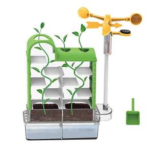 การตรวจสอบ DIY สถานีอากาศฝนพืชการเจริญเติบโตการทดลองวิทยาศาสตร์การศึกษา STEM Plant เขาวงกตของเล่น - Product Image 3