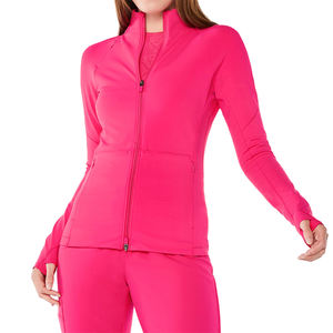 Médical-Scrubs-Vente en gros Imperméable à manches longues les deux uniformes Femme Spandex Manteau Softshell Uniformes hospitaliers Veste - Product Image 1