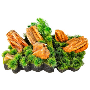 Ensemble de paysagisme pour aquarium, rochers artificiels en résine, pierres décoratives, éléments de paysage bonsaï pour la décoration d'aquarium - Product Image 1