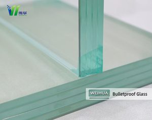 Vetro Balistico Resistente agli Urti Marca Weihua Vendita a Basso Prezzo Alta Qualità Personalizzato Vetro di Sicurezza Temperato Laminato Antiproiettile - Product Image 5