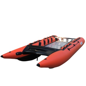 Goethe nhà máy gtg430 thundercat <span class=keywords><strong>Inflatable</strong></span> phao thuyền 430cm màu đỏ nhôm PVC cho trôi lướt sóng thể thao động cơ bao gồm - Product Image 5