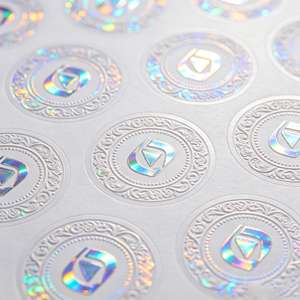 High-security anti-counterfeit labels, <b>sheet</b>-form holographic <b>stickers</b>, glitter-printed holographic <b>stickers</b>, designer - Product Image 3