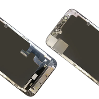 Layar ponsel 100% asli Lcd, untuk Iphone X Xr Xs 11 12 13 Pro Max tampilan perbaikan