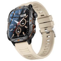 Reloj inteligente QX15 de moda clásica con pantalla IPS BT Call & Voice Assistant Body Temperature & Fitness Tracker Smartwatch