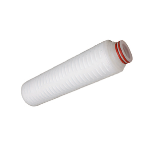 Cartucho de <span class=keywords><strong>Filtro</strong></span> Plegado de PTFE Hidrófobo de 10 Pulgadas y 0.22 Um, <span class=keywords><strong>Precio</strong></span> de Fábrica, para Fábricas de Alimentos y Bebidas - Product Image 1