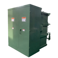 Transformateur de distribution immergé dans l'huile triphasé 400 kV 110 V pour usine industrielle, monté sur socle, en cuivre, ONAN, scellé