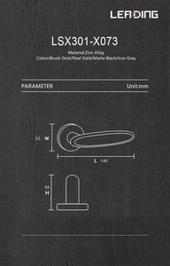 <span class=keywords><strong>Maniglia</strong></span> per Serratura Ovale in Lega di Zinco Multicolore, Stile Moderno Minimalista, per Porte Interne in Legno, Set <span class=keywords><strong>Maniglia</strong></span> con Serratura per Camera da Letto - Product Image 2