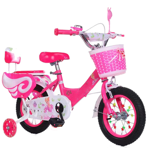 Modèle 2024 le plus récent, vélo pour enfant princesse de 12 à 14 <span class=keywords><strong>pouces</strong></span> avec roues d'apprentissage, siège souple, vélo pour enfant, vélo pour enfants - Product Image 2