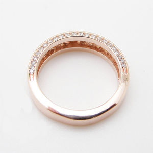 Anello di Fidanzamento con Micro Pavé per Donne, Elegante Gioiello da Dito per Serate - Product Image 3