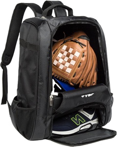 Échantillon gratuit Sac à dos de baseball personnalisé avec logo Sac à dos professionnel pour batte de baseball avec compartiment pour chaussures - Product Image 6