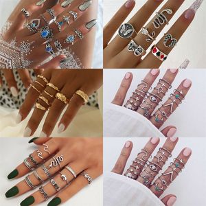 Anillo de Mujer Vintage para Boda, Festival, Estrella, Luna, Cristal - Product Image 3